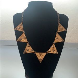 Statement Triangle Stud Necklace